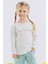 Kız Çocuk Uzun Kollu Tişört Güpürlü 1-4 Yaş, Ekru 1