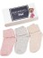 3 Lü Paket Medikal Bebek Çorap Pembe Desenli 1