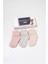 3 Lü Paket Medikal Bebek Çorap Pembe Desenli 3