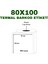 80X100 Termal Barkod Etiketi 48 Adet Rulo 2
