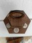 Ahşap Mdf Kapılı Tütsülük | Krem & Ceviz Renk | 10X35 cm | Yedek Tütsü Saklama Alanlı 5