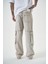 Erkek Washed Paraşüt Kargo Baggy Pantolon A.mavi 4