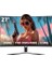 27" Vivid V60 Curved Rgb 0.5ms 240Hz Va Fhd 1500R Hdr Adaptive Sync Siyah Gaming Monitör 1