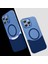 Apple iPhone 16 Pro Kılıf M-Safe Şarj Özellikli Mıknatıslı Redclick Duble Kapak 1