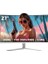 27" Vivid V60 Curved Rgb 0.5ms 240Hz Va Fhd 1500R Hdr Adaptive Sync Beyaz Gaming Monitör 1