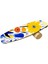 Ahşap Baskılı Denge Tahtası Rocket Balance Board Rocket Gym Board 1
