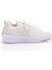 B1004 Kadin Silver Taşli Baskili Sneakers Ayakkabi 1