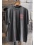 New York 1982 Oversize Soluk Siyah Vintage Tişört 3