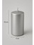 Respira Design Co 5*10 Gümüş Silindir Mum 1