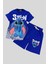 3-10 Yaş Stitch Maskeli Şortlu Çocuk Takım Mavi 1