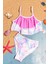 Desenli Kız Çocuk Mayo Bikini Takımı 1