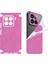 Xiaomi Redmi Note 14 Için Uyumlu 360 Full Arka Kaplama Koruma Sticker - Simli Pembe 1