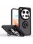 Xiaomi Mi 15 Ultra Kılıf Mat Parmak Izi Yapmaz Renkli Tuşlu 360 Yüzüklü Standlı Military Kamera Korumalı Sert Kapak 1