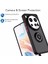 Xiaomi Mi 15 Ultra Kılıf Mat Parmak Izi Yapmaz Renkli Tuşlu 360 Yüzüklü Standlı Military Kamera Korumalı Sert Kapak 2