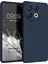 Matte Silicone Tecno Spark 30 Pro Kılıf Lacivert 1