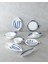 Marinique Porselen Pasta Tabağı 23 cm Mavi-Yeşil 4