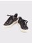 Hakiki Deri Siyah Sneaker Bağcıklı Kadın Spor Ayakkabı 5