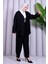 Bağcık Detaylı Pantolonlu Kimono Takım 4