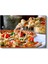 Peynirli Pizza - Uzayan Mozarella ve Taze Malzemeli Kanvas Tablo 2
