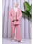 Bağcık Detaylı Pantolonlu Kimono Takım 3