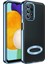 Samsung Galaxy A23 Kılıf Logo Yeri Açık Kamera Lens Korumalı Renkli Kenarlı Şeffaf Silikon Sierra Mavi 1