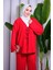 Bağcık Detaylı Pantolonlu Kimono Takım 4