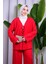 Bağcık Detaylı Pantolonlu Kimono Takım 5