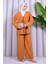 Bağcık Detaylı Pantolonlu Kimono Takım 3