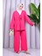 Bağcık Detaylı Pantolonlu Kimono Takım 2
