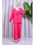 Bağcık Detaylı Pantolonlu Kimono Takım 5