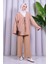 Bağcık Detaylı Pantolonlu Kimono Takım 2