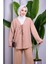 Bağcık Detaylı Pantolonlu Kimono Takım 4