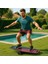 Siyah/kırmızı Denge Tahtası Balance Roller Board Çift Fonksiyonlu Sörf Eğitim Tahtası Kaykay Eğitim Tahtası 2