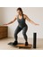 Siyah/kahve Denge Tahtası Balance Roller Board Çift Fonksiyonlu Sörf Eğitim Tahtası Kaykay Eğitim Tahtası 73 x 31 cm 2