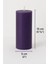 Respira Design Co 5*15 Mor Silindir Mum 1
