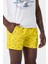 Su Itici Özellikli Dijital Baskılı Erkek Plaj Deniz Şort Mayo - 0204-SARI 4