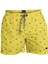 Su Itici Özellikli Dijital Baskılı Erkek Plaj Deniz Şort Mayo - 0204-SARI 5