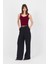 Bordo Kalın Askılı V Yaka Bluz 13293 3