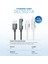 Usb-Type-C Şarj Kablosu,hızlı ŞARJ,3A Yüksek Akım,1 Metre,örgü Kablo,çok Renkli IŞIK,DLC5021A 2