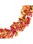 Kırmızı Altın Renk 4 cm Genişlik Garland Çift Renk Sim Süs 180 cm (4887) 2