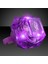 Kristal Tasarımlı LED Glow Işıklı 3 Modlu Mor Yüzük 3.5 x 5 cm (4887) 1