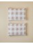 Daisy Plaid Kolay Ütülenir 2'li Yastık Kılıfı 50X70 cm Kırmızı - Mavi 1