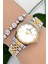 Çelik Kordon Kadın Kol Saati 3 Atm Suya Dayanıklı Gümüş-Gold ZMDK1184 3