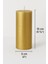 Respira Design Co 5*15 Gold Silindir Mum 1