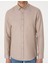 Erkek Vizon Oxford Slim Fit Kolay Ütülenebilir Gömlek 50306996-VR052 6