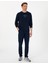 Erkek Lacivert Regular Fit Sweatshirt 50290611-VR033 4