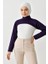 Dik Yaka Boyunluklu Kolluk - Pamuk Bolero Crop, Uzun Kollu Balıkçı Yaka, Rahat Ve Şık Tasarım 1