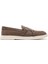 Erkek Bej Çift Tokalı Süet Deri Casual Loafer 25SFD750410 1