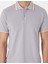 Erkek Açık Gri Slim Fit Polo Yaka Tişört 50310203-VR001 6