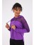Katie Kadın Kapüşonlu Spor Sweatshirt Mor 3